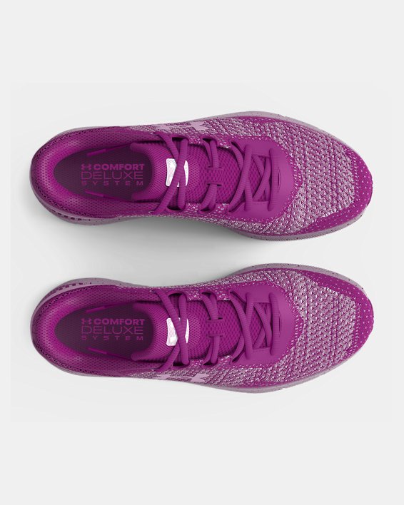 女士UA HOVR™ Intake 6跑鞋 in Purple image number 2